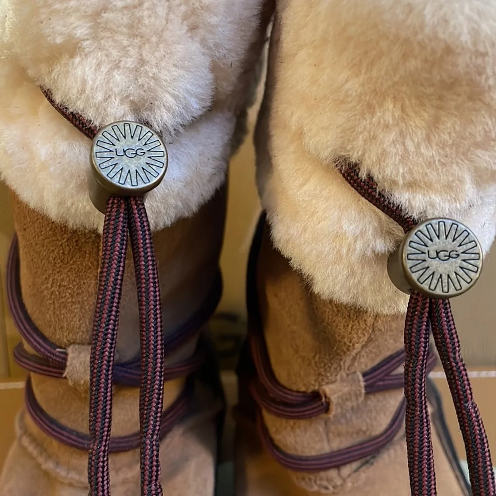 Brand New Womens UGG Orellen Chestnut Thinsulate Waterproof Winter Snow Boots - Picture 4 of 12